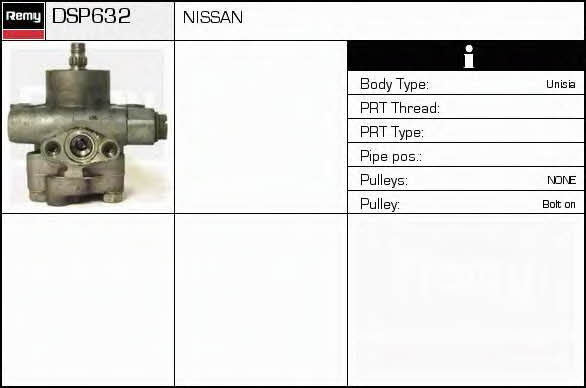 Remy DSP632 Hydraulic Pump, steering system DSP632