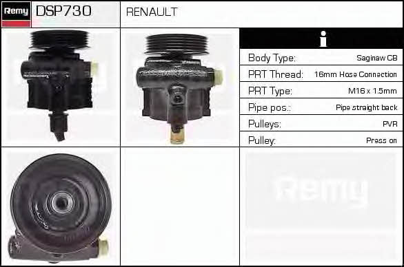 Remy DSP730 Hydraulic Pump, steering system DSP730