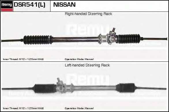 Remy DSR541L Steering Gear DSR541L