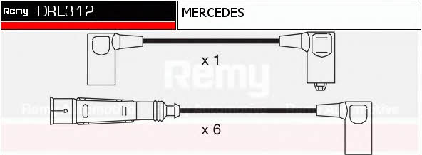 Remy DRL312 Ignition cable kit DRL312