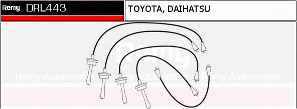 Remy DRL443 Ignition cable kit DRL443