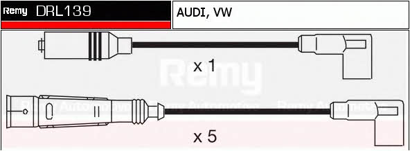 Remy DRL139 Ignition cable kit DRL139