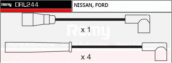 Remy DRL244 Ignition cable kit DRL244
