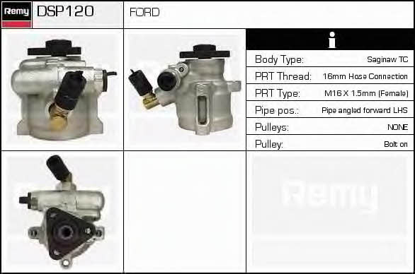 Remy DSP120 Hydraulic Pump, steering system DSP120