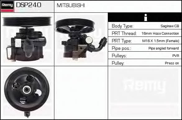 Remy DSP240 Hydraulic Pump, steering system DSP240