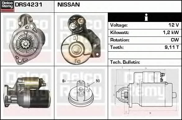 Remy DRS4231 Starter DRS4231