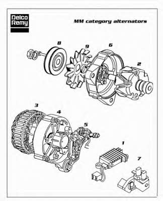  19025042 Alternator 19025042