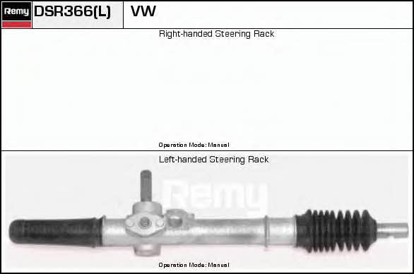 Remy DSR366L Steering rack without power steering DSR366L