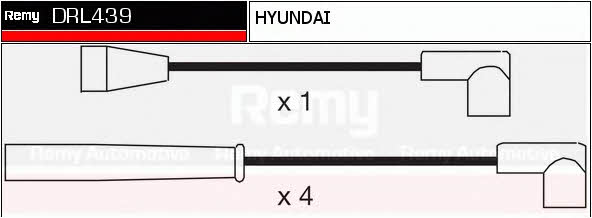 Remy DRL439 Ignition cable kit DRL439