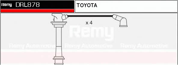 Remy DRL878 Ignition cable kit DRL878