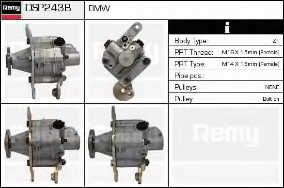 Remy DSP243B Hydraulic Pump, steering system DSP243B