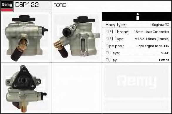 Remy DSP122 Hydraulic Pump, steering system DSP122