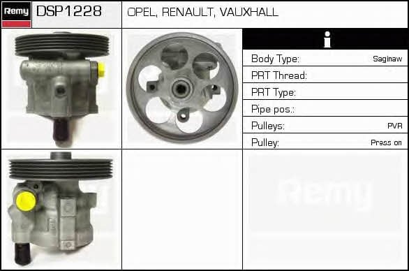 Remy DSP1228 Hydraulic Pump, steering system DSP1228
