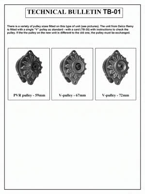 Alternator Remy DRA3890