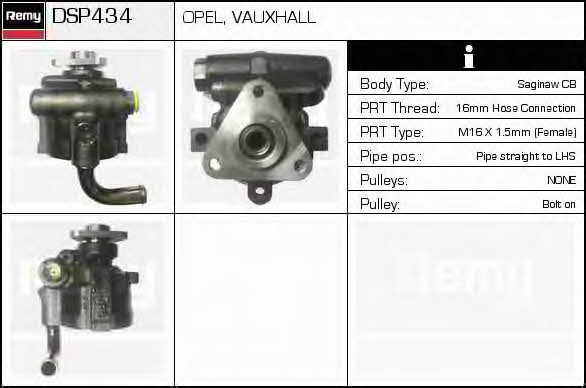 Remy DSP434 Hydraulic Pump, steering system DSP434
