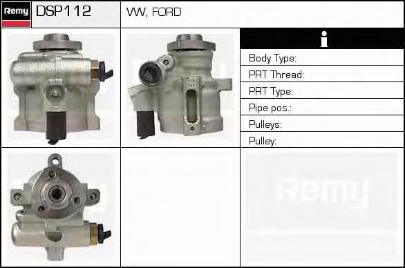 Remy DSP112 Hydraulic Pump, steering system DSP112