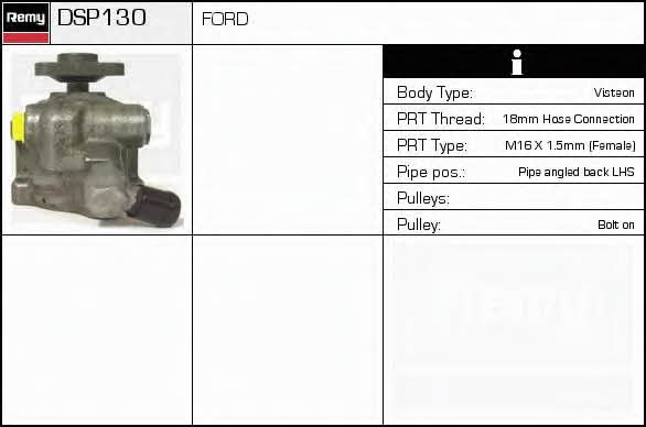 Remy DSP130 Hydraulic Pump, steering system DSP130
