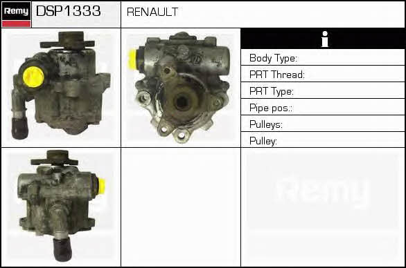 Remy DSP1333 Hydraulic Pump, steering system DSP1333
