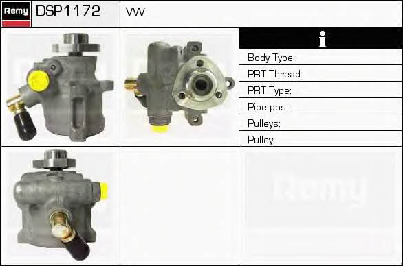 DSP1172 Remy Hydraulic Pump, steering system