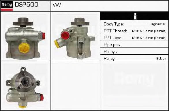 Remy DSP500 Hydraulic Pump, steering system DSP500