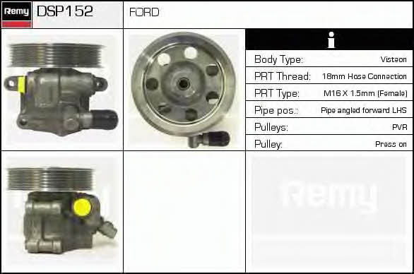 Remy DSP152 Hydraulic Pump, steering system DSP152