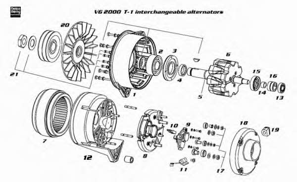  19025363 Alternator 19025363