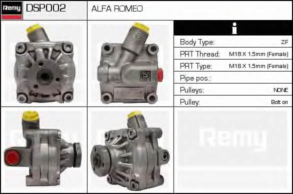 Remy DSP002 Hydraulic Pump, steering system DSP002