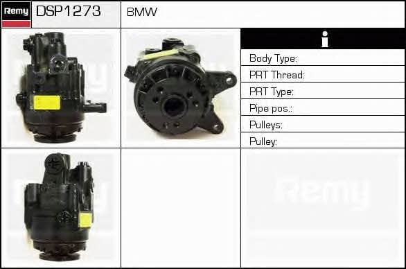 Remy DSP1273 Hydraulic Pump, steering system DSP1273