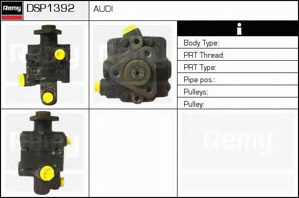 Remy DSP1392 Hydraulic Pump, steering system DSP1392