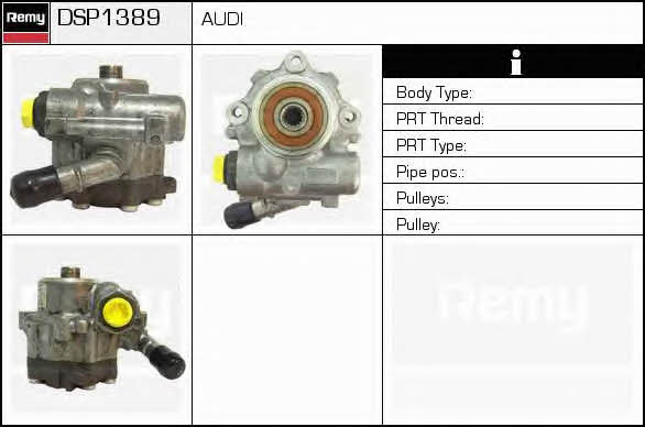 Remy DSP1389 Hydraulic Pump, steering system DSP1389