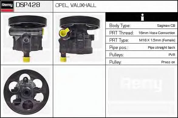 Remy DSP428 Hydraulic Pump, steering system DSP428