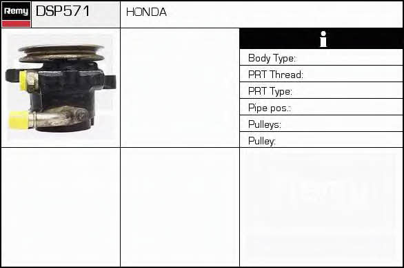 Remy DSP571 Hydraulic Pump, steering system DSP571