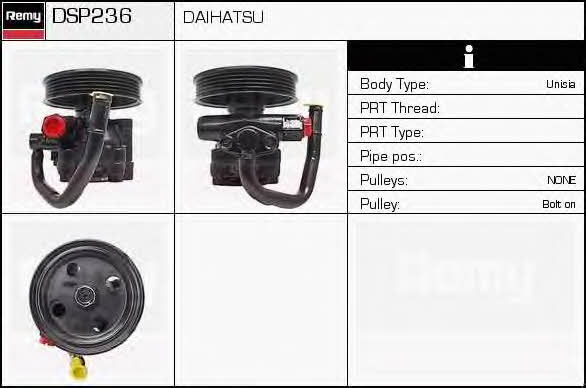 Remy DSP236 Hydraulic Pump, steering system DSP236