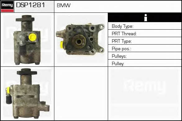 Remy DSP1281 Hydraulic Pump, steering system DSP1281