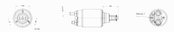 Remy 19024456 Solenoid switch, starter 19024456