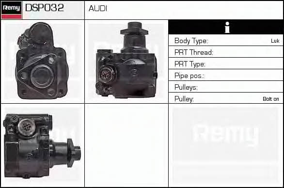 Remy DSP032 Hydraulic Pump, steering system DSP032