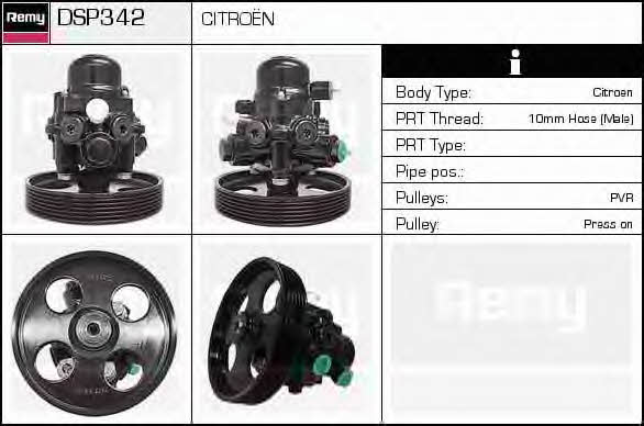 Remy DSP342 Hydraulic Pump, steering system DSP342