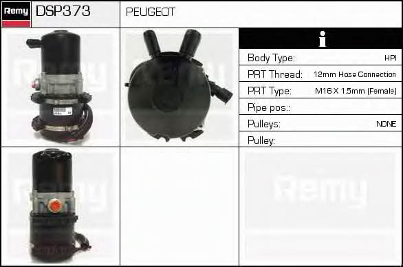 Remy DSP373 Hydraulic Pump, steering system DSP373