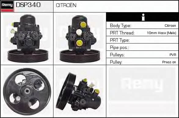 Remy DSP340 Hydraulic Pump, steering system DSP340