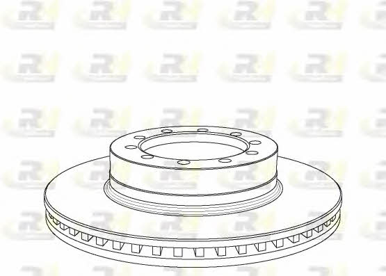 Road house NSX1071.20 Front brake disc ventilated NSX107120