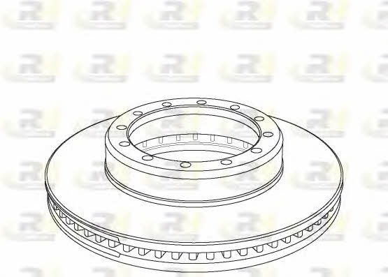 Road house NSX1073.20 Front brake disc ventilated NSX107320