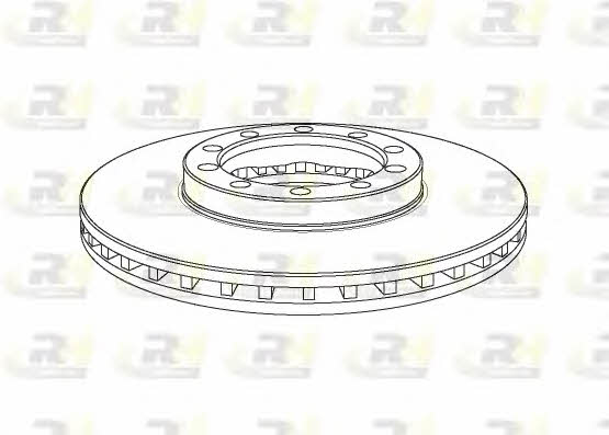 Road house NSX1138.20 Front brake disc ventilated NSX113820