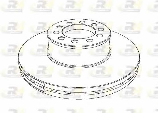 Road house NSX1173.20 Front brake disc ventilated NSX117320