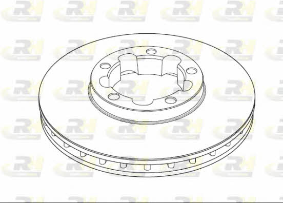 Road house NSX1190.20 Front brake disc ventilated NSX119020