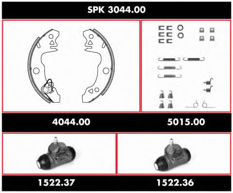 Road house SPK 3044.00 Brake shoe set SPK304400