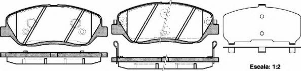 Road house 21226.02 Brake Pad Set, disc brake 2122602