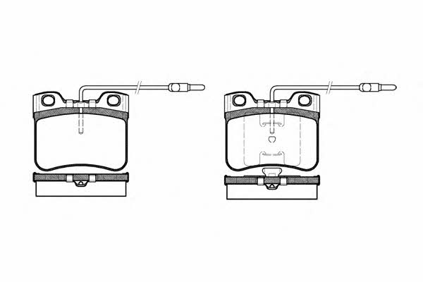 Road house 2247.14 Brake Pad Set, disc brake 224714