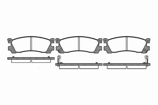 Brake pad kit Mazda Xedos 9: 224802 Road house Brake pad set
