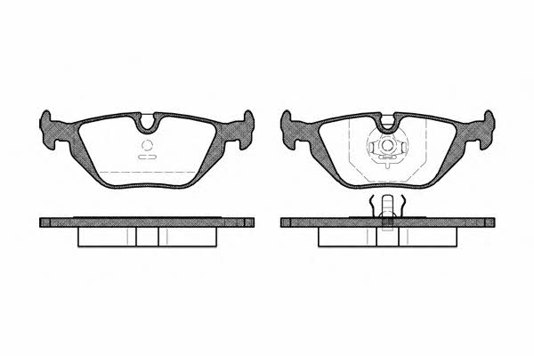 Road house 2265.30 Brake Pad Set, disc brake 226530