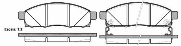 Road house 21434.02 Brake Pad Set, disc brake 2143402